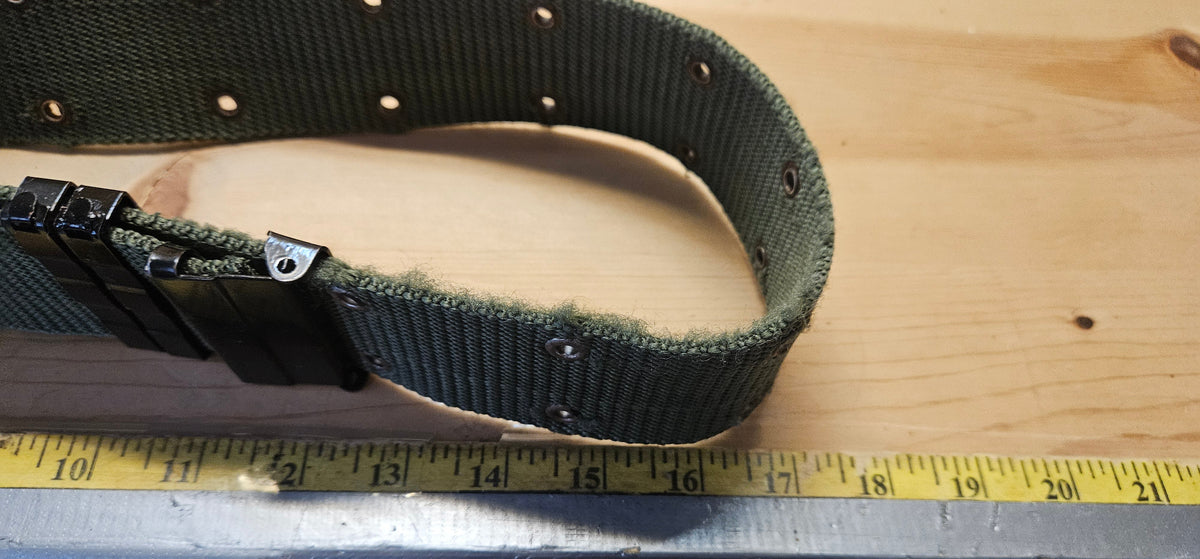 small military OD green belt