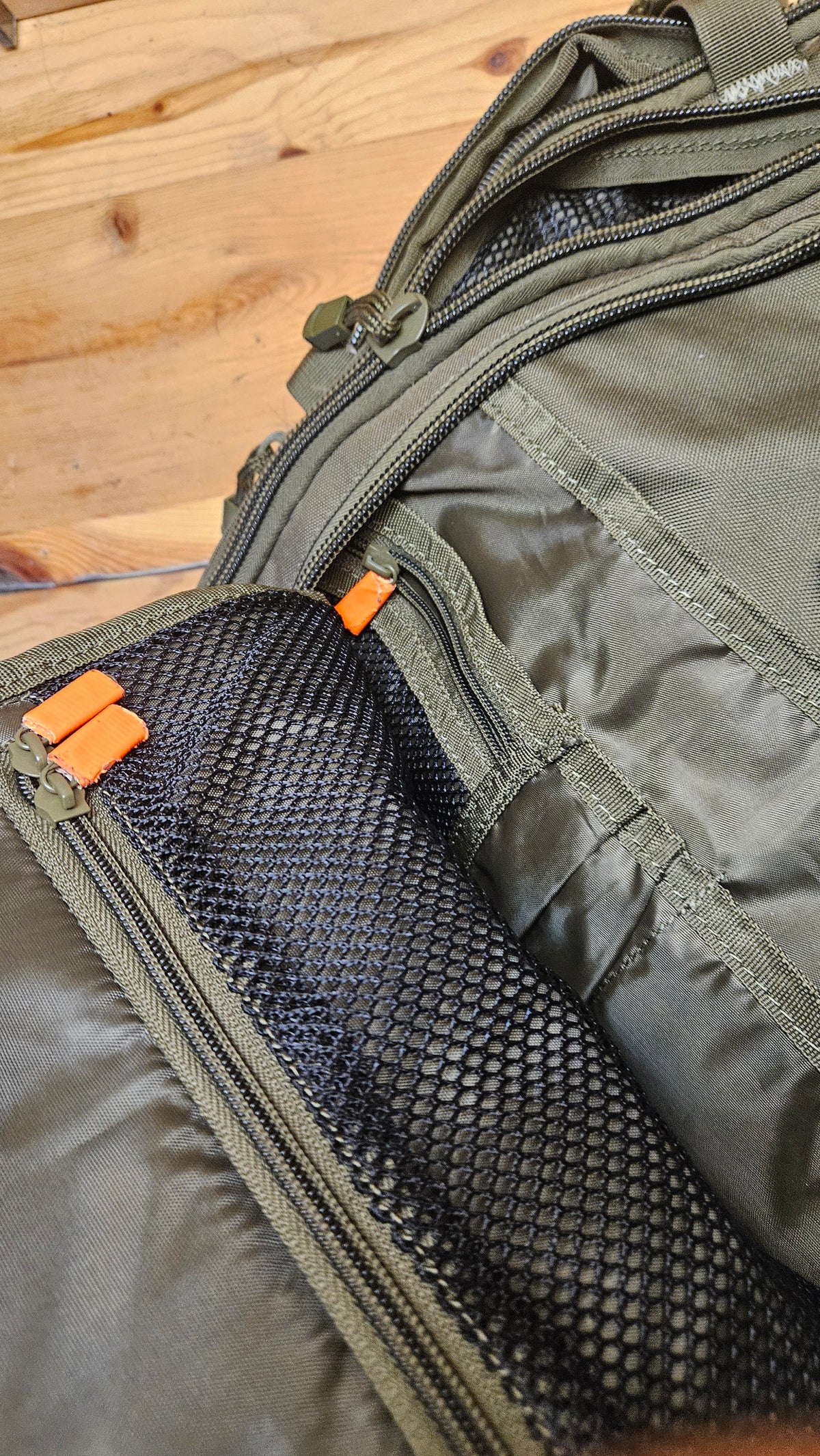 OD Pre-owned green backpack