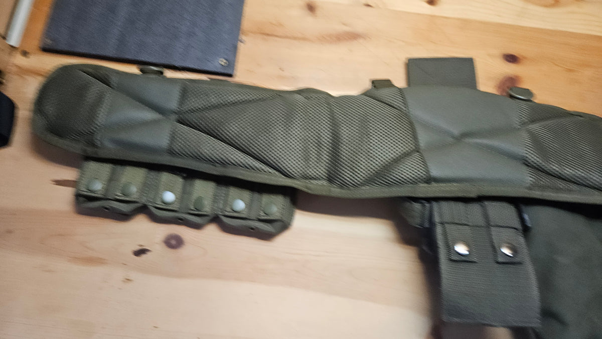 Condor full battle belt kit OD green everything included Pre-owned
