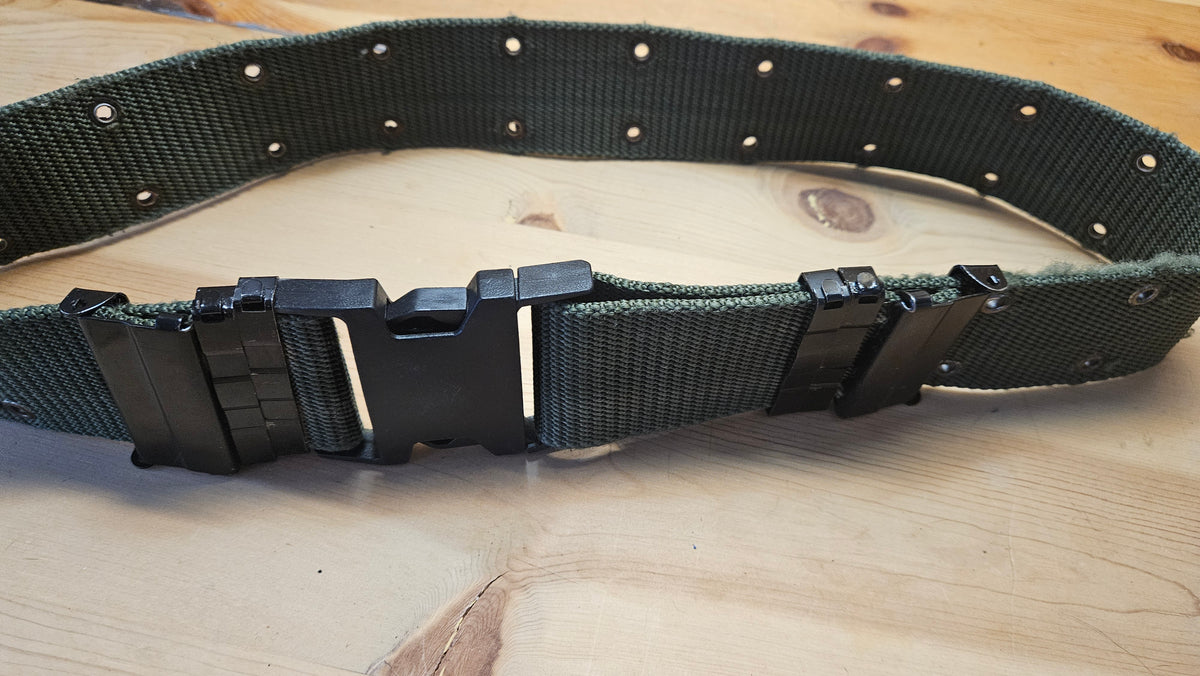 small  military OD green belt
