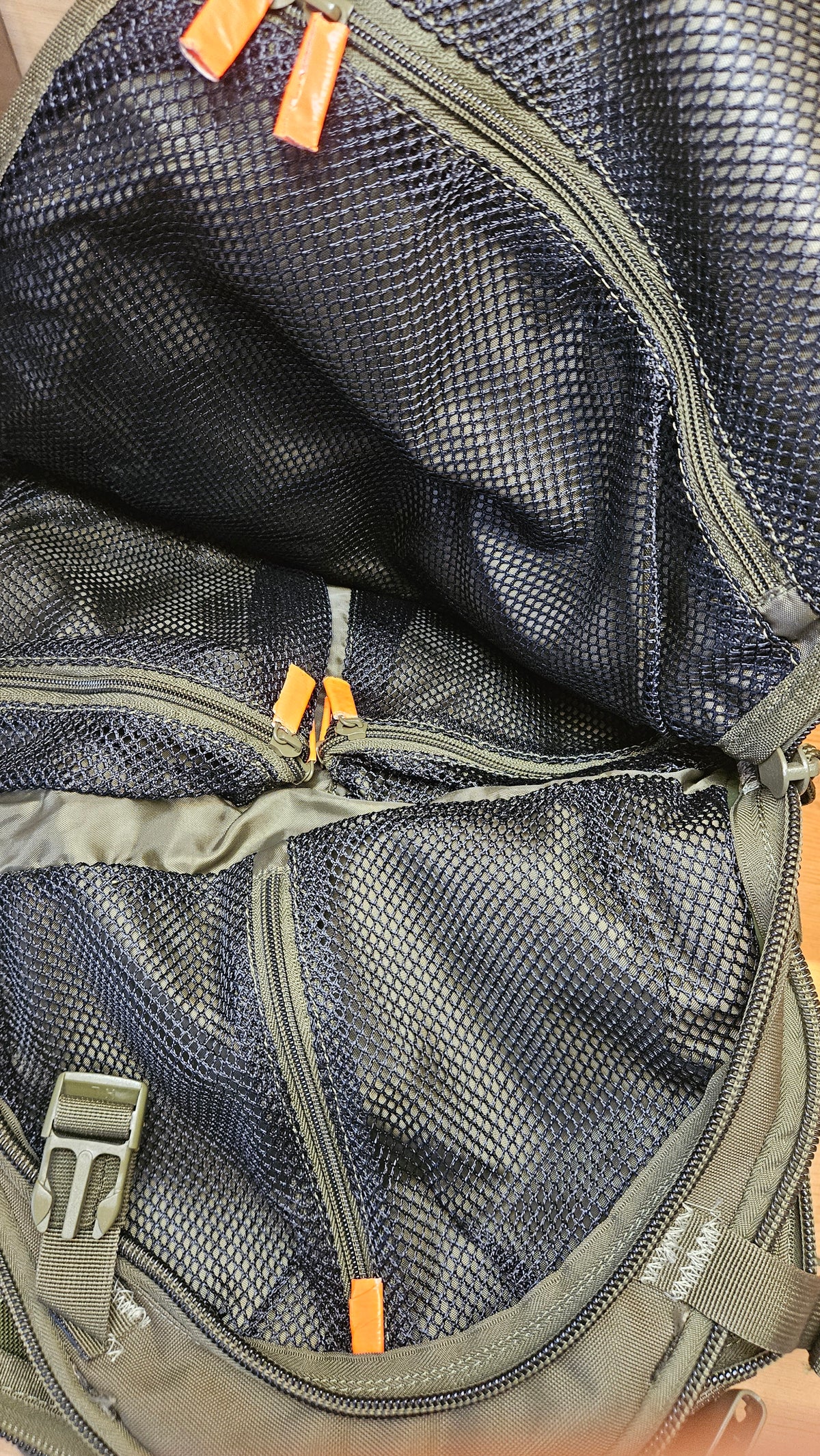 OD Pre-owned green backpack
