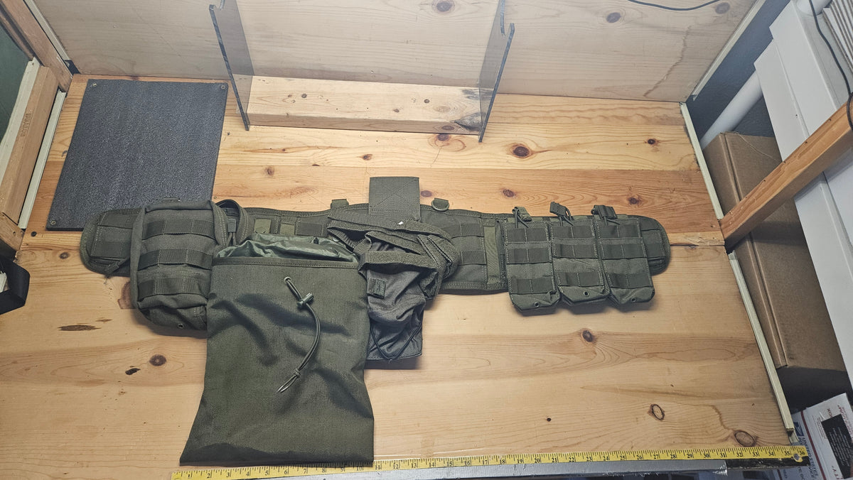 Condor full battle belt kit OD green everything included Pre-owned